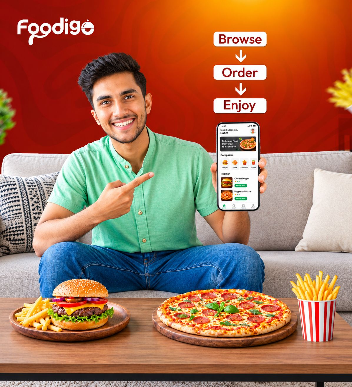 Foodigo app poster